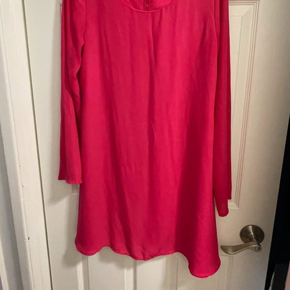 Leith Bright Pink Knee Length Dress-S - Picture 4 of 4